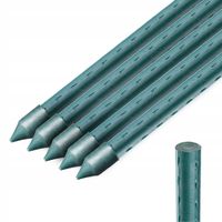 TYCZKA DO ROŚLIN PODPORA 150cm TYCZKI PALIK POMIDORÓW POWLEKANA STAL 5szt