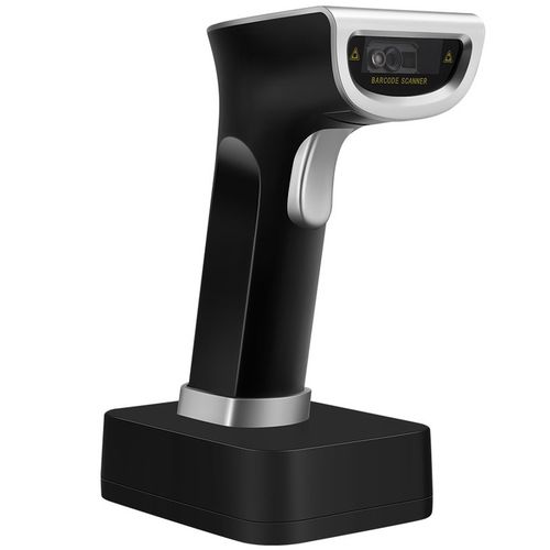 Bezprzewodowy skaner czytnik kodów kreskowych QR 1D 2D z bazą ładującą na Arena.pl