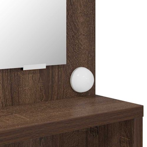 Toaletki do sypialni z szufladą Brązowy dąb 80 x 39,6 x 135 cm na Arena.pl