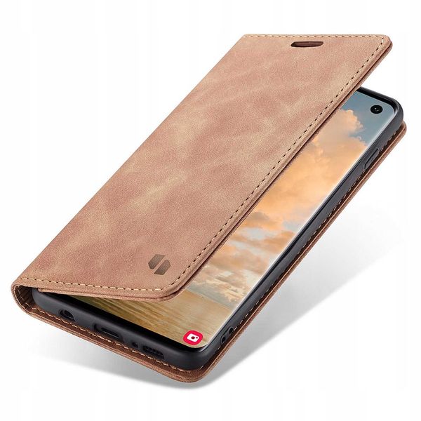 Spacecase Wallet Galaxy S10 Light Brown zdjęcie 3