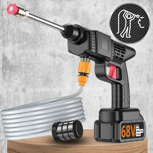 AKUMULATOROWA MYJKA CIŚNIENIOWA DO OGRODU, OKIEN I KOSTKI, ZESTAW na Arena.pl