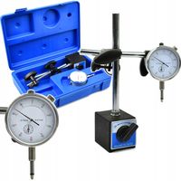 CZUJNIK ZEGAROWY + STATYW DO SPRAWDZANIA BICIA TARCZ W WALIZCE