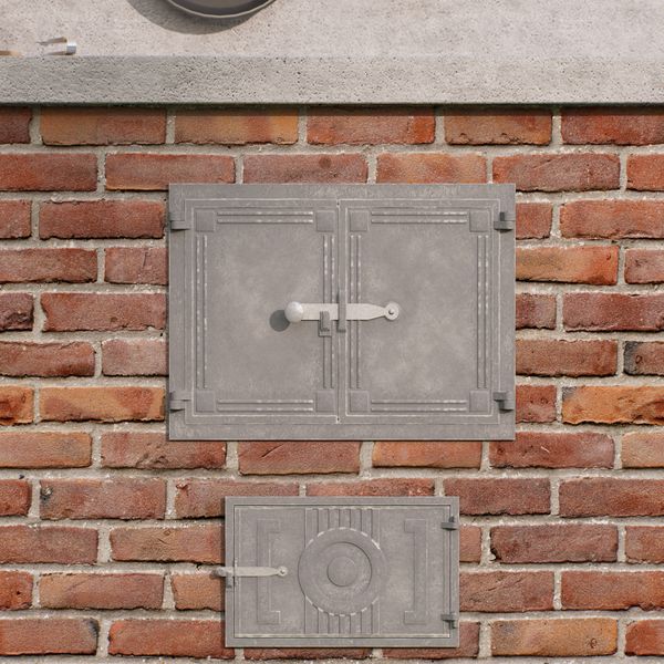 DRZWICZKI ŻELIWNE PIECOWE DO WĘDZARNI PIECA 48x33 zdjęcie 6