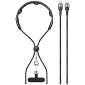 kabel usams sj759 u89 100w fast charging z masażerem czarny