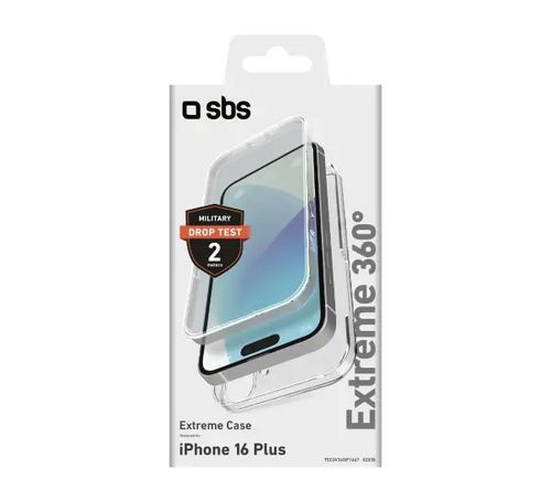 Etui plecki SBS 360 Przeźroczyste Bezbarwne do Apple iPhone 16 Plus na Arena.pl