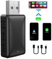 Adapter Moduł Carplay Android Auto Bezprzewodowy Wifi Bluetooth 2W1 Mini