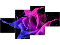 90CM 160 OBRAZ 4 ELEM RÓŻA FARB JAKUB BANAŚ ŚCIENNY