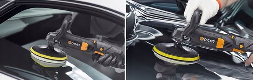 POLERKA SAMOCHODOWA SZLIFIERKA z REGULACJA OBROTÓW 2600W + 4x GĄBKA MP0447 na Arena.pl