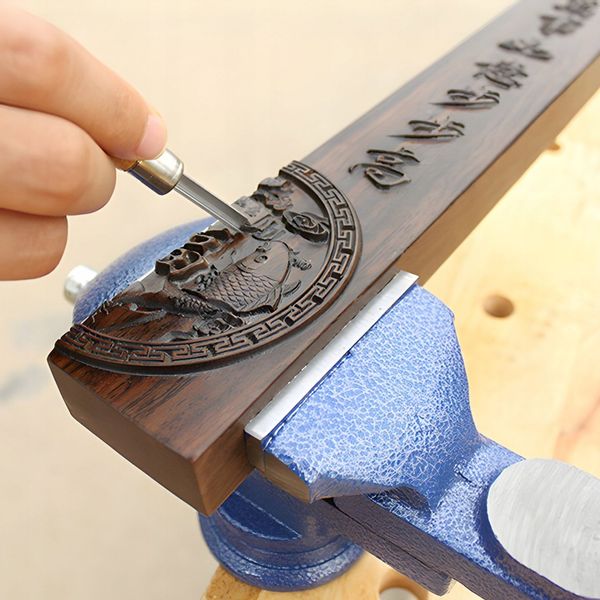 IMADŁO OBROTOWE 360 ŚLUSARSKIE ŻELIWNE SOLIDNE STOŁOWE MAŁE Z KOWADŁEM zdjęcie 7