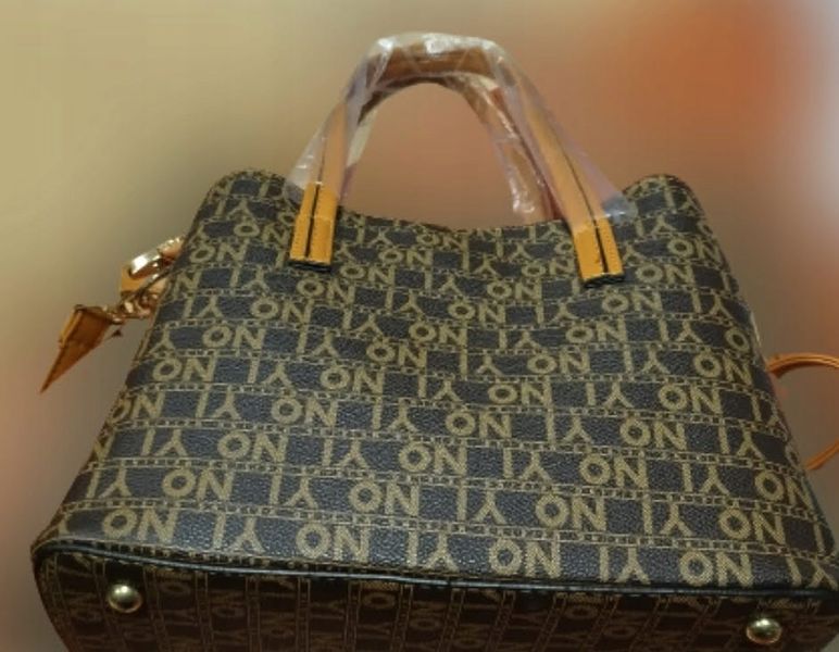 Torebka damska TORBA modna , brązowa pojemna skóra eko, długi pasek zdjęcie 5