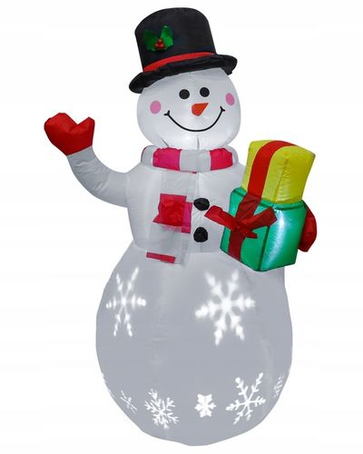 BAŁWAN nadmuchiwany ŚWIECĄCY DUŻY pompowany LED 150cm dmuchaniec JUMIhome na Arena.pl