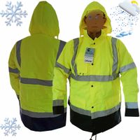 Uran Y Kurtka Ostrzegawcza Robocza Bhp Zimowa Xl