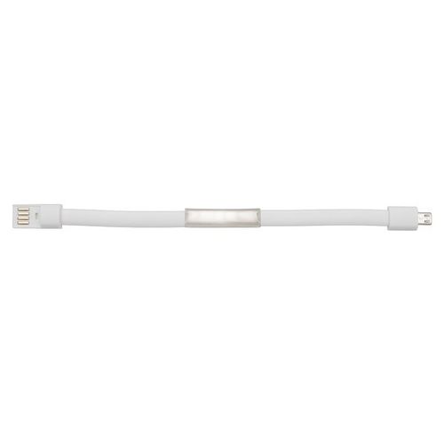 Bransoletka USB Bracelet, biały na Arena.pl