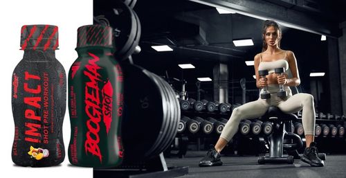 TREC BOOGIEMAN SHOT 100ml x12 PRZEDTRENINGÓWKA PUMP SIŁA POMPA IMPACT SHOT na Arena.pl