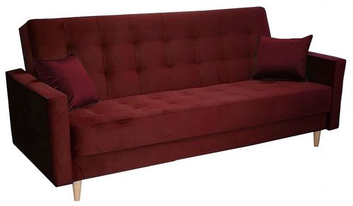 Wersalka David w skandynawskim stylu Bordowa na Arena.pl