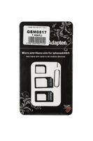 GSM0517 Adapter Nano SIM 3W1 czarny