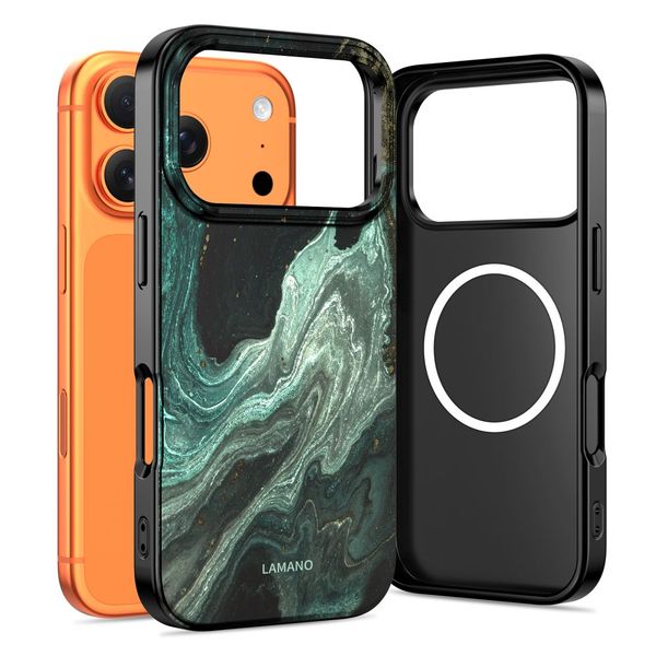tech-protect lamano magsafe iphone 17 pro max verde aura zdjęcie 1