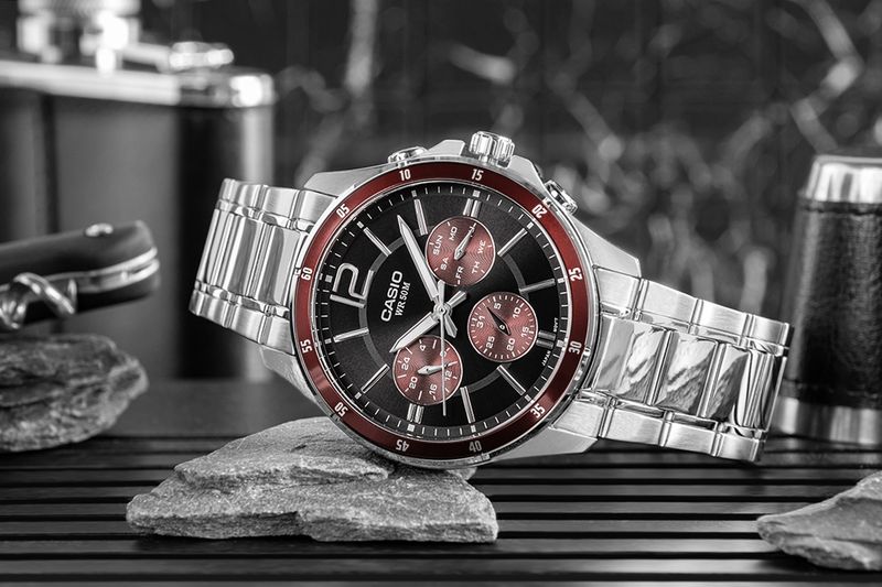zegarek męski casio mtp-1374d-5 + box zdjęcie 6