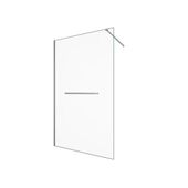 Ścianka prysznicowa  SOLA 120x195 cm z uchwytem na ręcznik / chrom