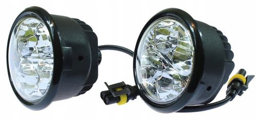 ŚWIATŁA DO JAZDY DZIENNEJ LED DZIENNE OKRĄGŁE DRL 510 HP AMIO 12V / 24V +GR na Arena.pl