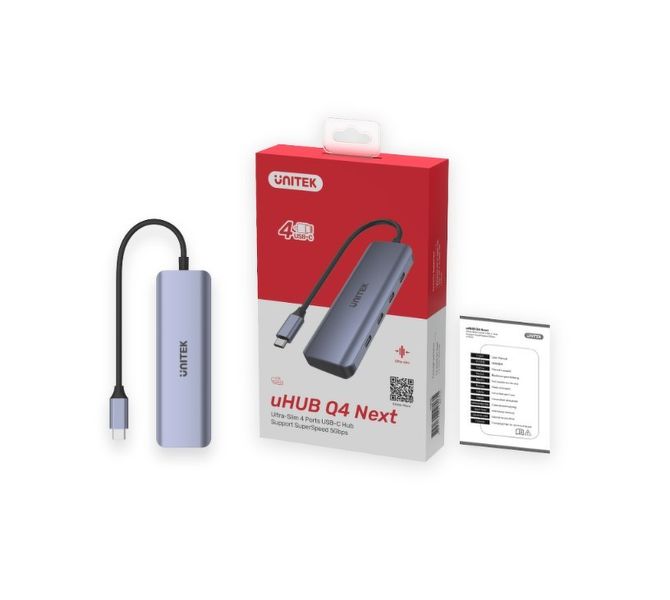 Unitek Hub USB-C 3.1, 4 x USB-C, 5 Gbps zdjęcie 7