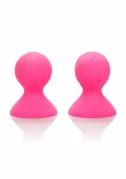 calexotics silicone pro - silikonowe nakładki ssące na sutki, 2 szt.