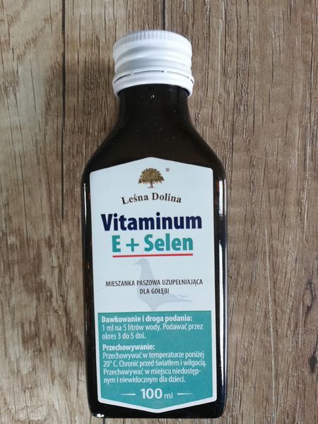 Witamina E + selen dla gołębi Leśna Dolina 100ml zdjęcie 1