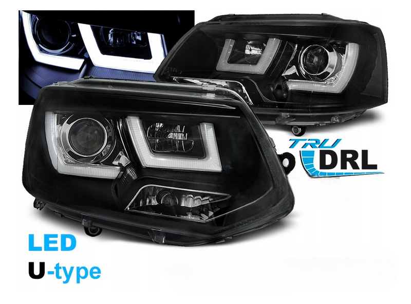 Lampy Reflektory VW T5 10-15 DO JAZDY DZIENNEJ DRL zdjęcie 1