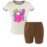 Krótka Piżama dziecięca Fall Guys