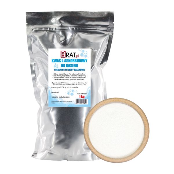 Kwas L-askorbinowy do BASENU 1kg zdjęcie 1