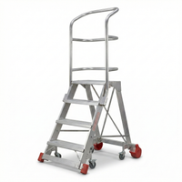 Drabina magazynowa FARAONE 4-stopniowa CM 4PR - 2,98 m