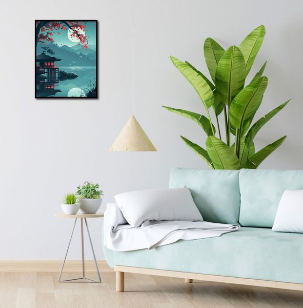 Plakat 40x50cm Japoński Pawilon zdjęcie 4