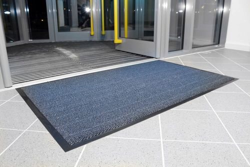 Wycieraczka wewnętrzna wejściowa do butów Vyna-Plush 600x900 niebieska na Arena.pl