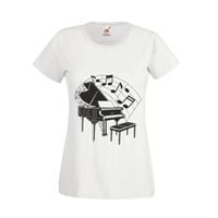 T-SHIRT TOP koszulka damska muzyczna NUTY