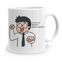 Kubek Prezent Dla Kierownika Zaufaj Mi! Z Nadrukiem Ze Zdjęciem