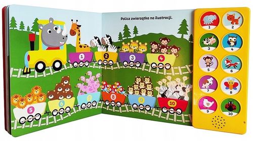 KSIĄŻKA DŹWIĘKOWA INTERAKTYWNA CYFERKI LICZĘ SŁUCHAM POWTARZAM na Arena.pl