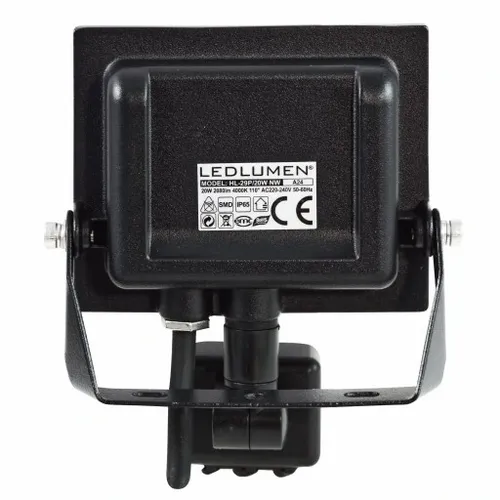 Naświetlacz LED 20W=130W 2080lm Halogen Reflektor Slim Lampa Czujnik Ruchu na Arena.pl