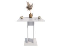 Stolik kuchenny Jula biały/biały