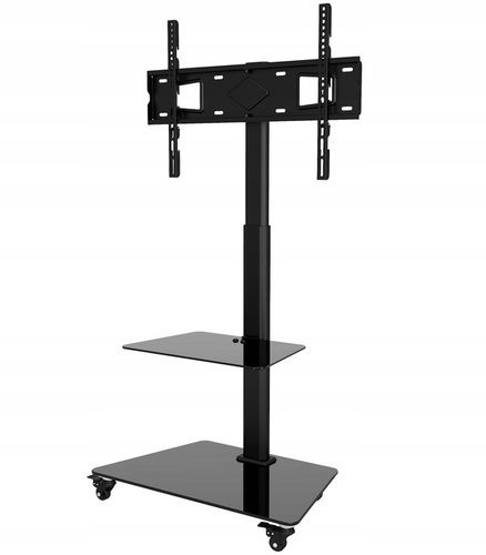 Stojak podlogowy TV na kółkach mobilny 32 40 43 48 50 55 58 65 cali na Arena.pl