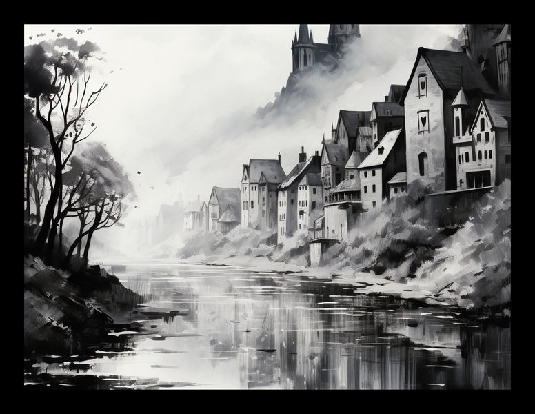 Plakat 20x15cm Mglisty Refleks zdjęcie 2