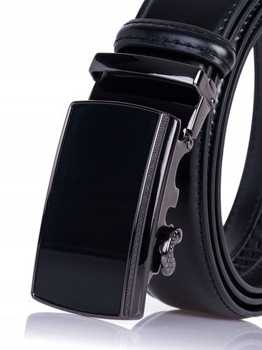 Pasek Skórzany SEPHER męski Automat CZARNY spodni na Arena.pl