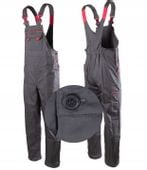 Spodnie robocze ogrodniczki monterskie z szelkami stalowe do pracy r. 56