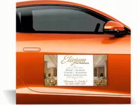 Magnes na samochód reklama magnetyczna 60x30 SALA BANKIETOWA wesela komunie