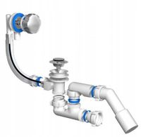 SYFON WANNOWY AUTOMATYCZNY KOREK DO KAŻDEJ WANNY