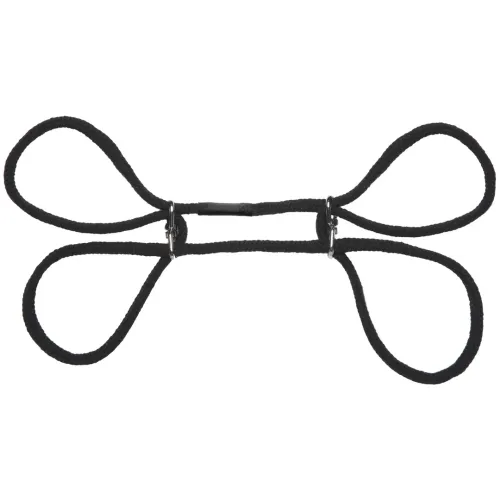 doc johnson bawełniane opaski na nadgarstki i kostki z pierścieniem na Arena.pl