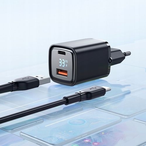 MCDODO NANO GaN ŁADOWARKA USB/USB-C PD 33W MIERNIK na Arena.pl