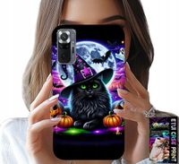 ETUI DO XIAOMI NOTE 10 PRO - CZARNY KOTEK HALLOWEEN SALEM DYNIA WZORY
