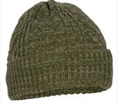 Czapka zimowa Knitted Melange Pinewood zielona green mel