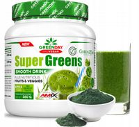 Super Greens CHLORELLA SPIRULINA WARZYWA OWOCE