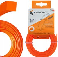 Żyłka Do Kosy Podkaszarki Spalinowej Tnąca Mocna Kwadratowa 2,4mm x 15m